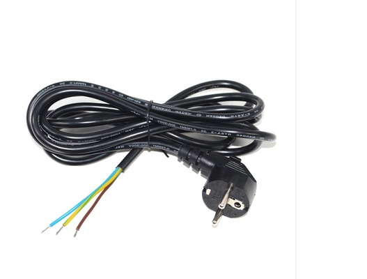 VDE 10FT European 2 Pin Extension Lead Kabel Daya Universal Untuk Laptop