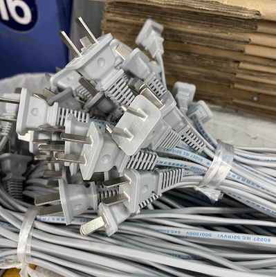 Colokan Pria Kabel Daya AC Kabel Listrik Dengan Steker