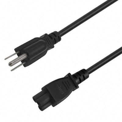 3 Cabang AC US Plug Kabel Listrik 10A 13A 15A 125V untuk desktop laptop