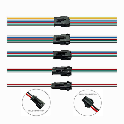3pin Connector Electrical Wire Harness Sertifikasi UL TS 16949 ISO 9000