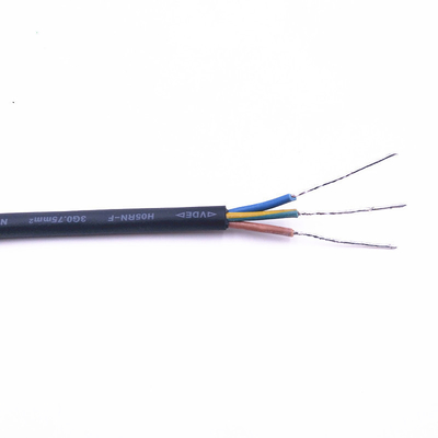 3X0.75mm2 Kabel Berselubung Karet H05RN-F EPR CSP Kabel Fleksibel