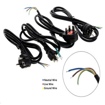 Kabel Listrik Alat Listrik 5ft US UL Plug 3 Prong Cord Untuk TV
